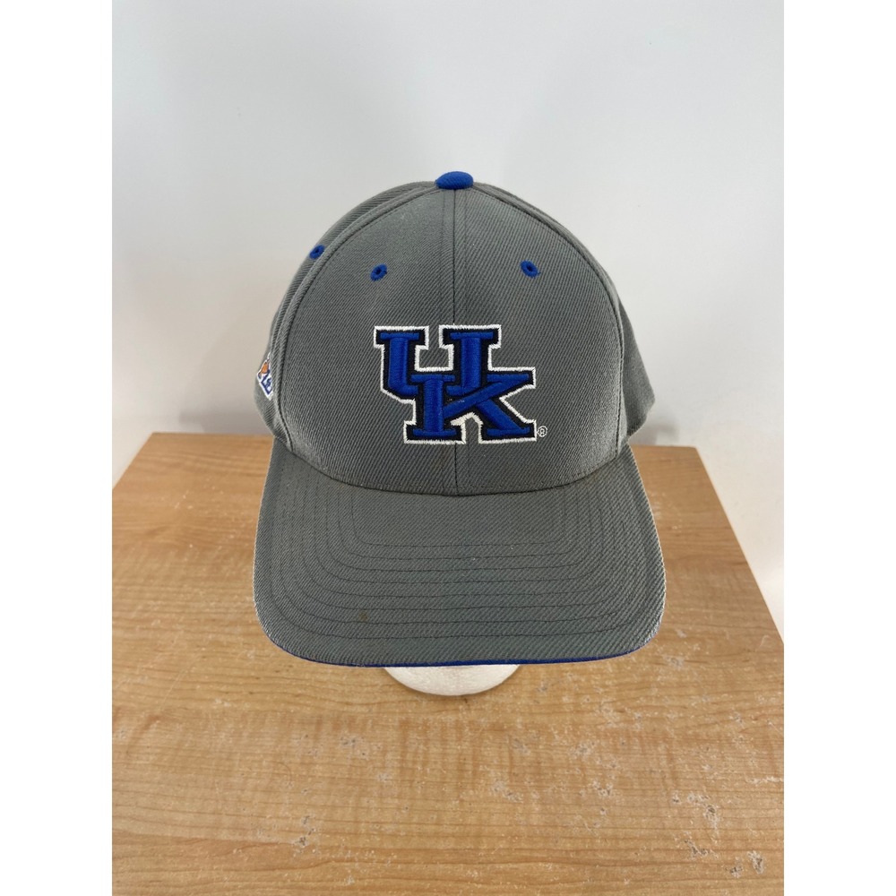 Colosseum Kentucky Wildcats NCAA Adjustable Strapback Hat Gray Blue Mens UK Logo